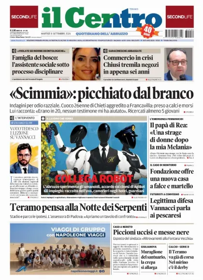 Prima pagina Il Centro | Teramo
