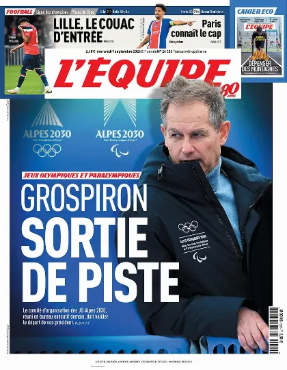 Prima pagina L Equipe