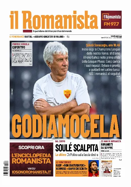 Prima pagina Il Romanista