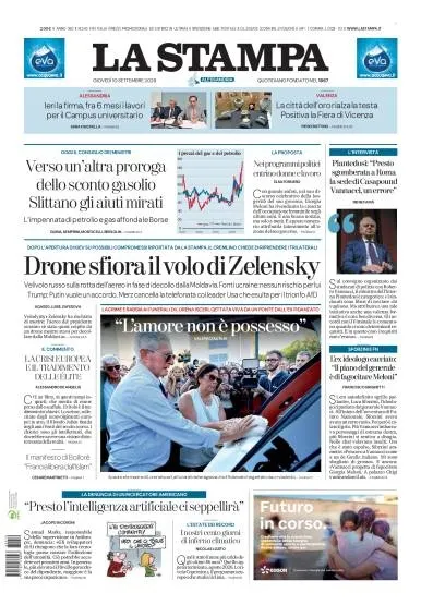 Prima pagina La Stampa | Alessandria