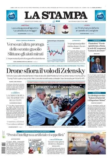 Prima pagina La Stampa | Asti
