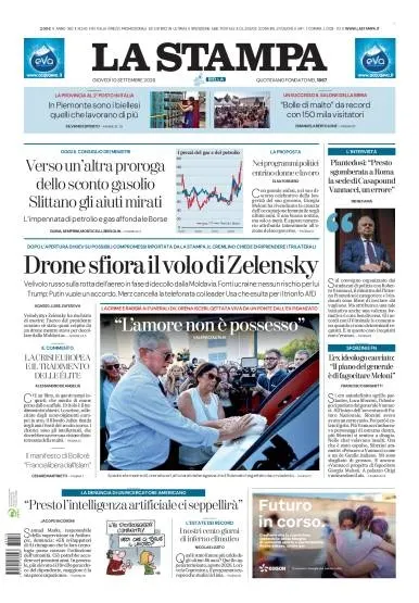 Prima pagina La Stampa | Biella