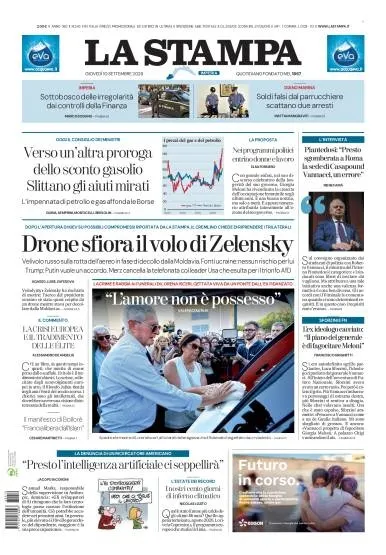 Prima pagina La Stampa | Imperia