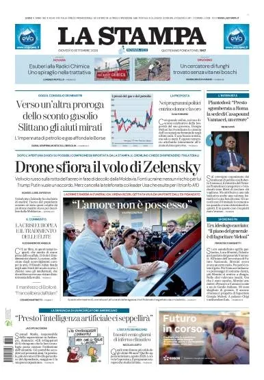 Prima pagina La Stampa | Novara