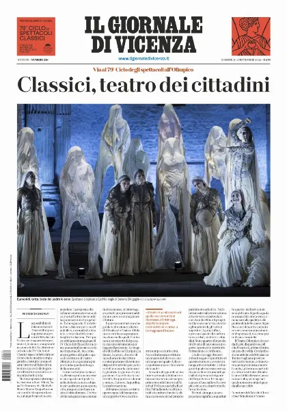 Prima pagina Il Giornale di Vicenza