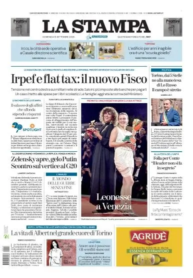 Prima pagina La Stampa | Alessandria