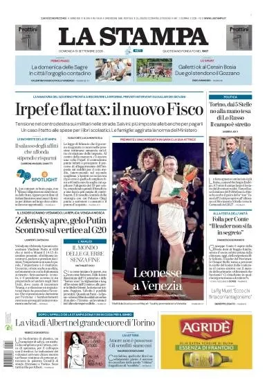 Prima pagina La Stampa | Asti