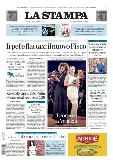 Prima pagina La Stampa | Milano