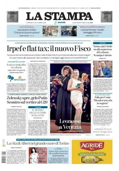 Prima pagina La Stampa | Vercelli