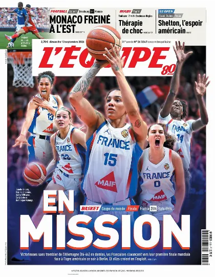 Prima pagina L Equipe