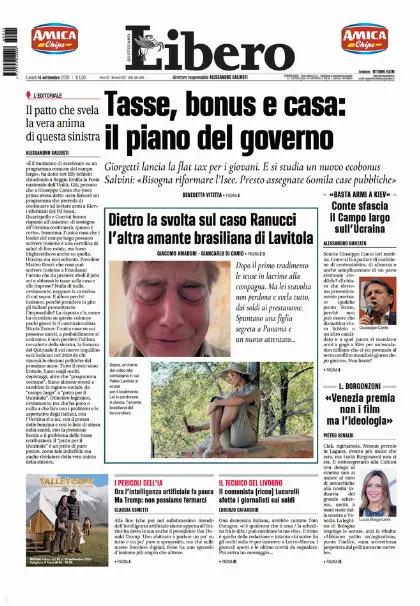 Prima pagina Libero