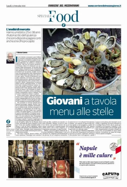 Prima pagina Corriere del Mezzogiorno | Campania