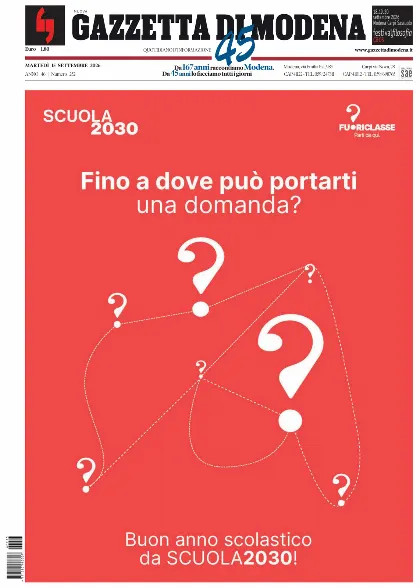 Prima pagina Gazzetta di Modena