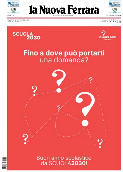 Prima pagina La Nuova Ferrara