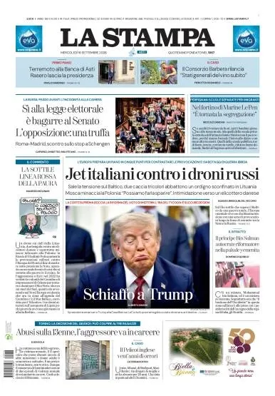 Prima pagina La Stampa | Asti