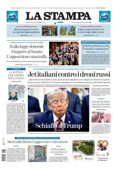 Prima pagina La Stampa | Cuneo