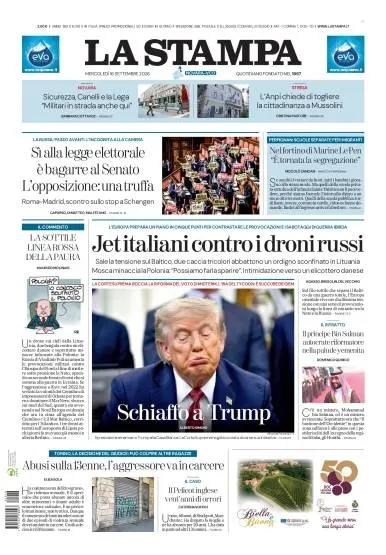Prima pagina La Stampa | Novara