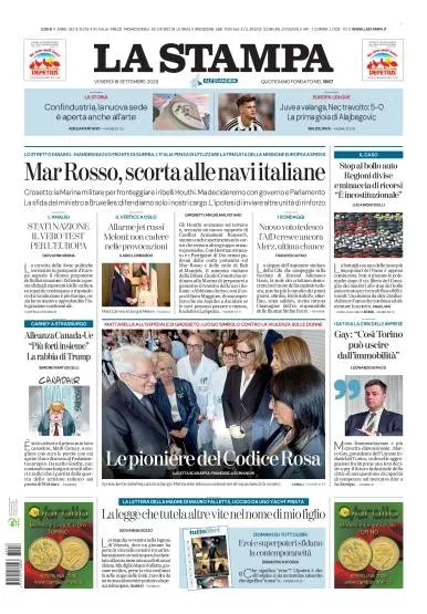Prima pagina La Stampa | Alessandria