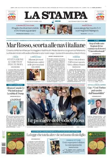 Prima pagina La Stampa | Cuneo