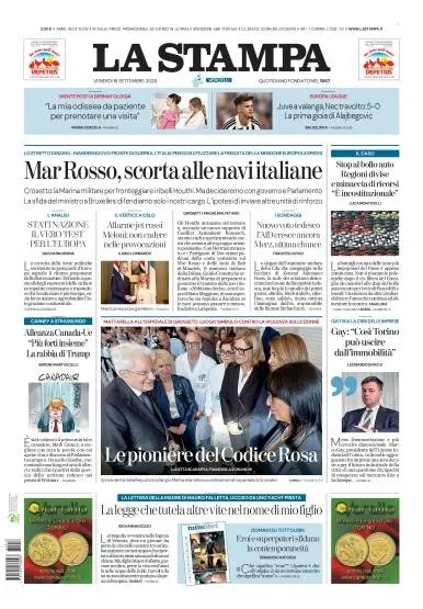 Prima pagina La Stampa | Vercelli