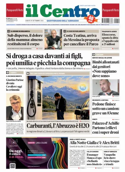 Prima pagina Il Centro | Chieti
