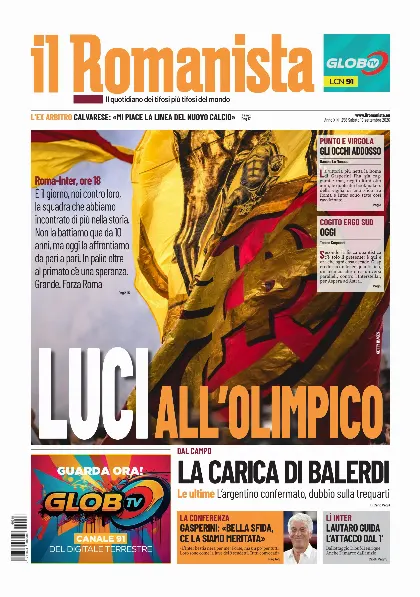 Prima pagina Il Romanista