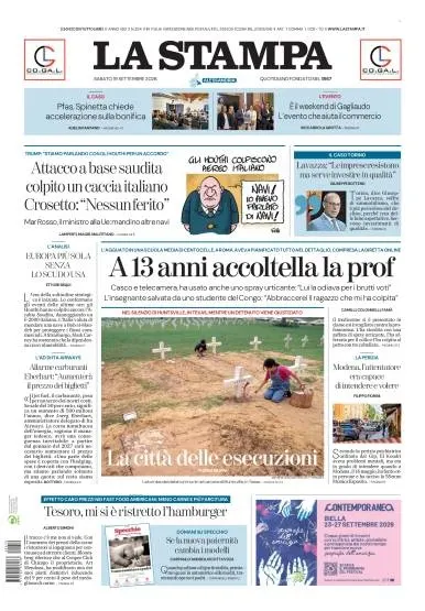 Prima pagina La Stampa | Alessandria