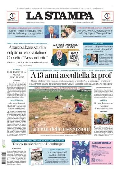 Prima pagina La Stampa | Milano