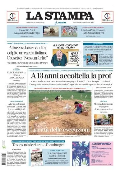 Prima pagina La Stampa | Vercelli