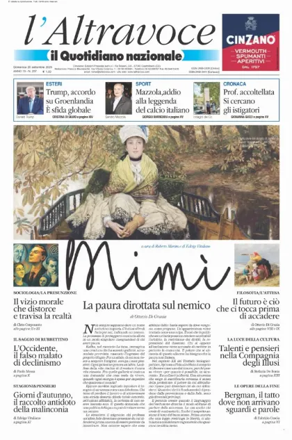 Prima pagina Il Quotidiano del Sud | L'Altravoce