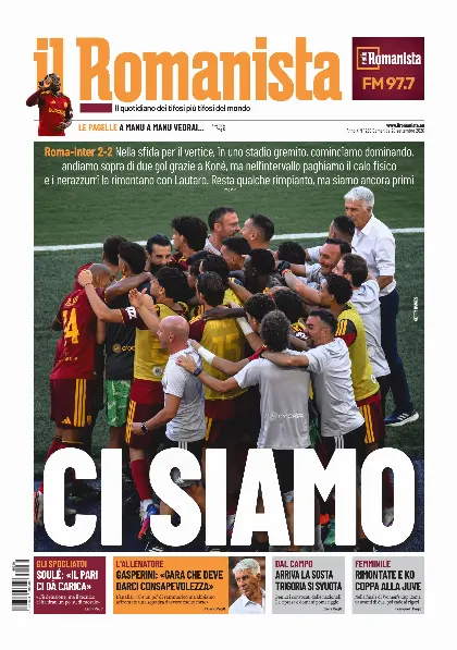 Prima pagina Il Romanista