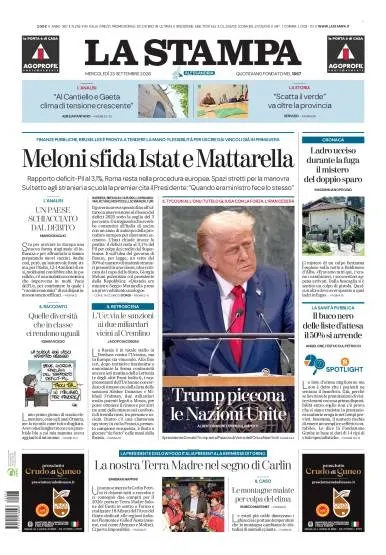 Prima pagina La Stampa | Alessandria