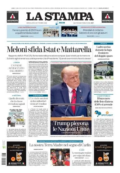 Prima pagina La Stampa | Cuneo