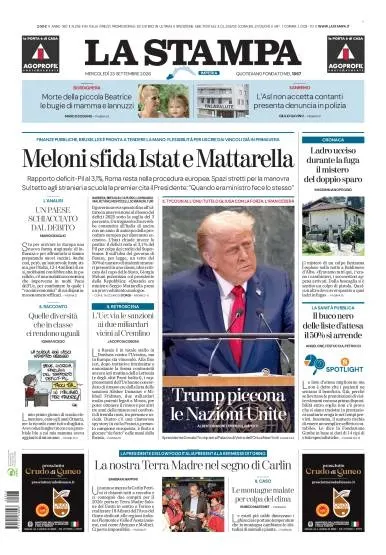 Prima pagina La Stampa | Imperia