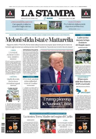 Prima pagina La Stampa | Vercelli