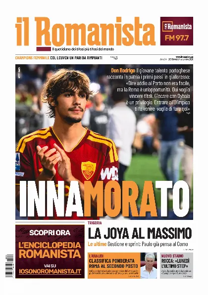 Prima pagina Il Romanista