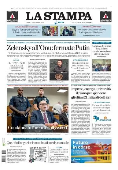 Prima pagina La Stampa | Cuneo