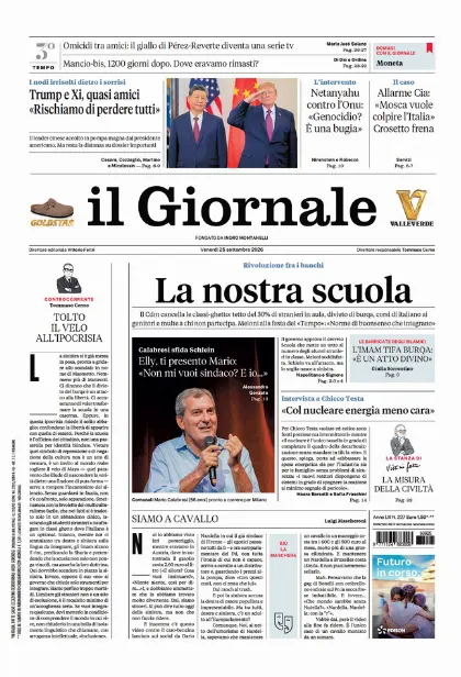 Prima pagina il Giornale