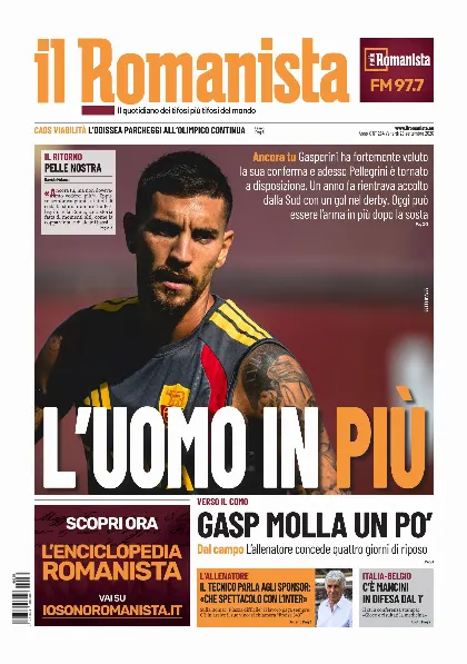 Prima pagina Il Romanista