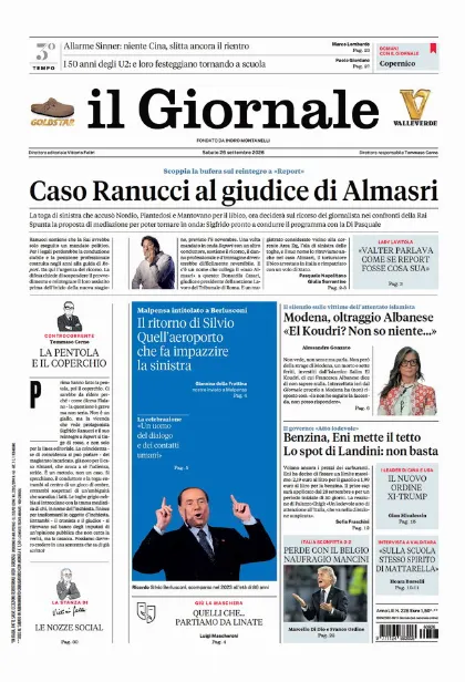 Prima pagina il Giornale