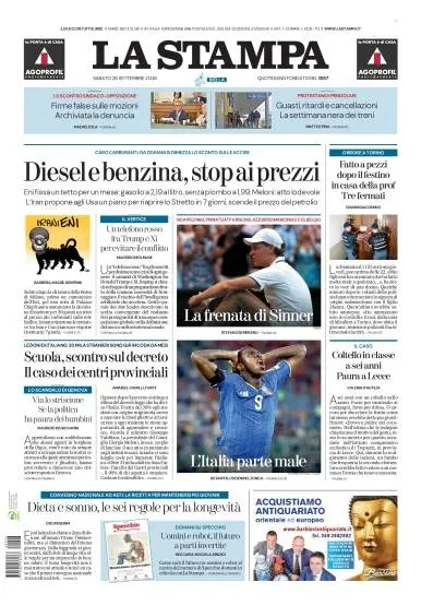 Prima pagina La Stampa | Biella