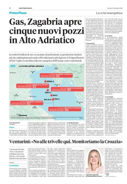 Prima pagina Il Mattino di Padova | Padova