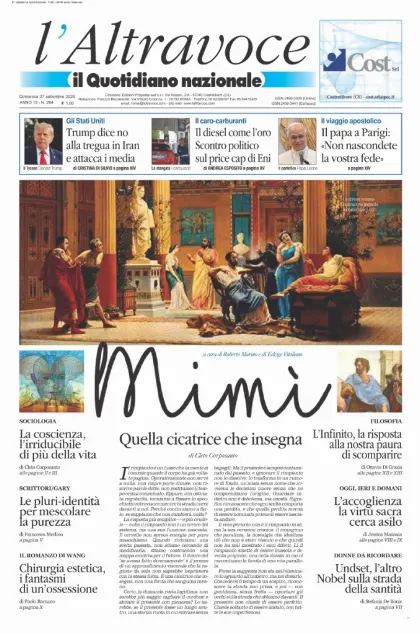 Prima pagina Il Quotidiano del Sud | L'Altravoce