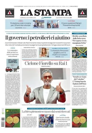 Prima pagina La Stampa | Alessandria