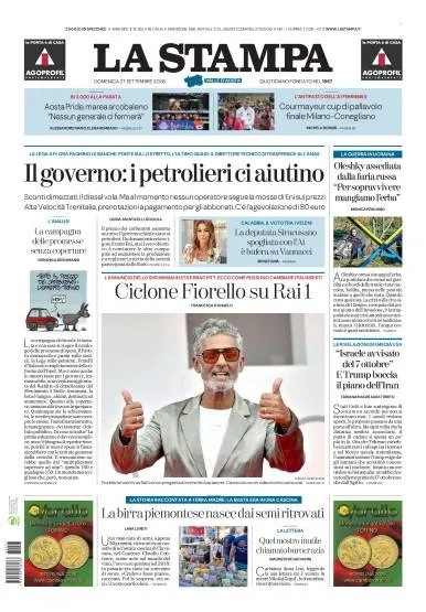 Prima pagina La Stampa | Aosta
