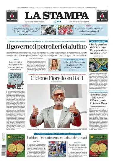 Prima pagina La Stampa | Asti