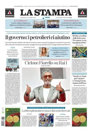 Prima pagina La Stampa | Cuneo
