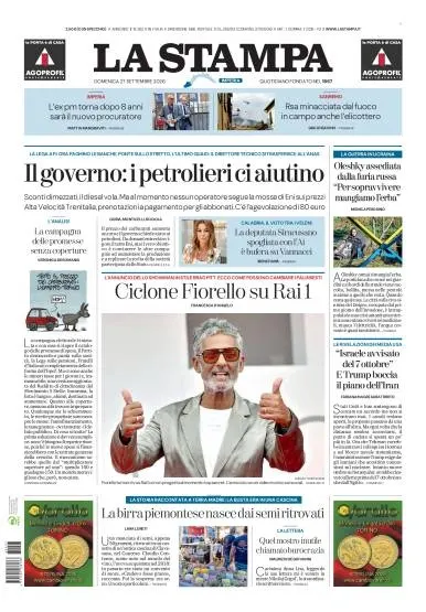 Prima pagina La Stampa | Imperia