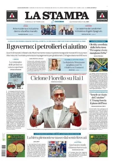 Prima pagina La Stampa | Novara