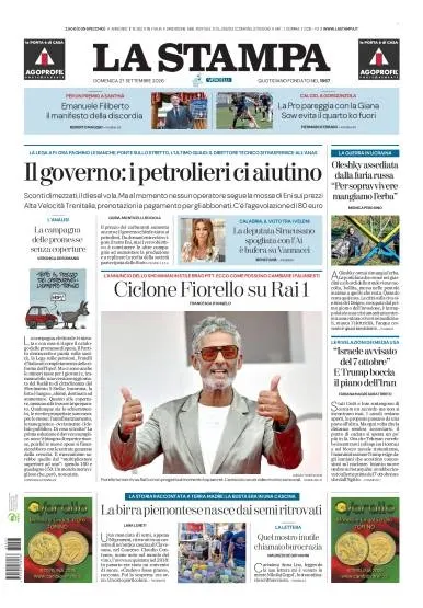 Prima pagina La Stampa | Vercelli